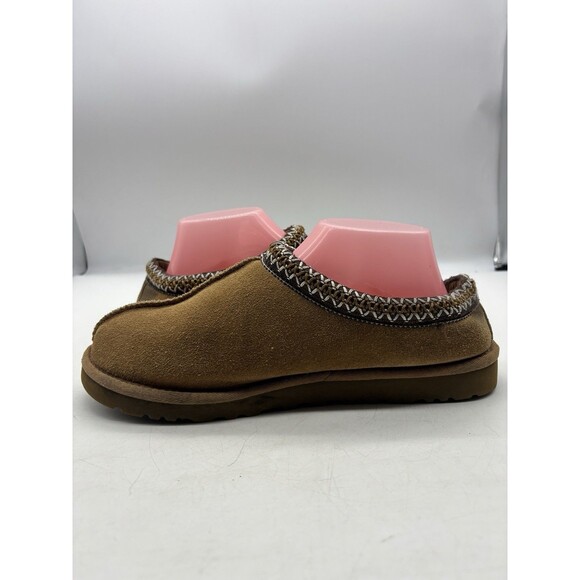 UGG Tasman 5955 Classic Chestnut Suede Sheepskin Wool Slippers Men’s 8 main image 4